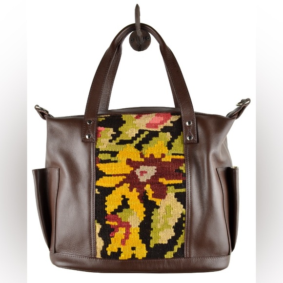 NEW Daja Designs one of a kind floral “Bella” convertible backpack carryall bag - Picture 6 of 6